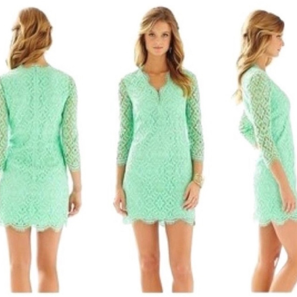 Meryl Long Sleeve Lace Dress